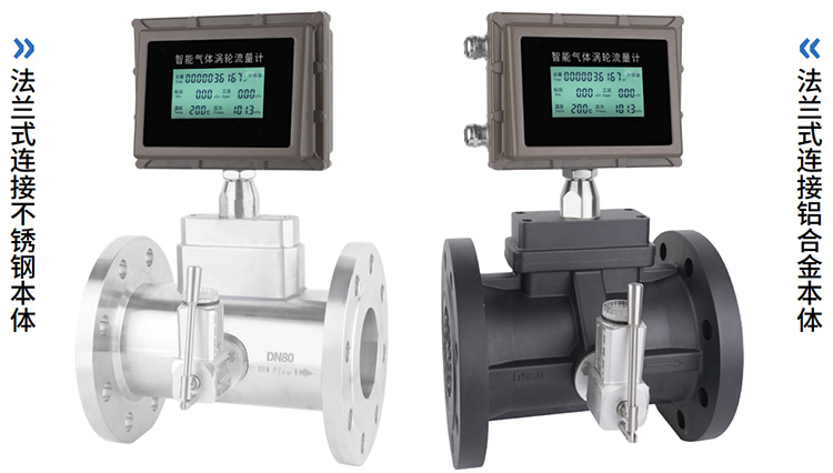 天然氣流量計材質分類圖